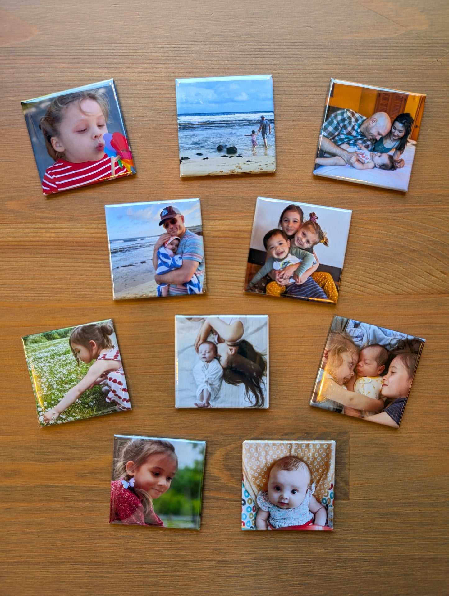 Custom Photo Magnets (Set of 9)